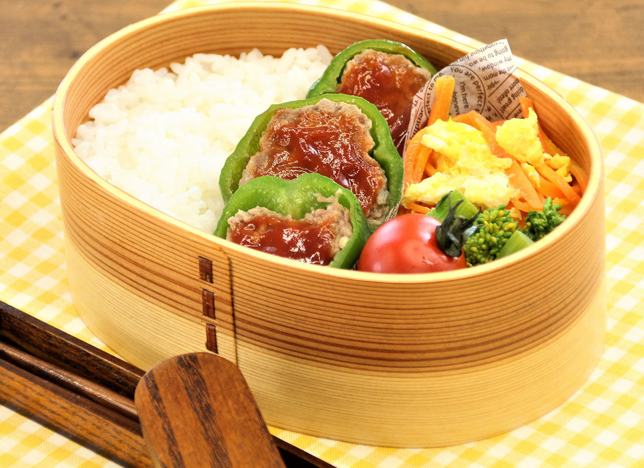 レンジde無限ピーマンピーマン作り置きお弁当こはるのスマイルごはん