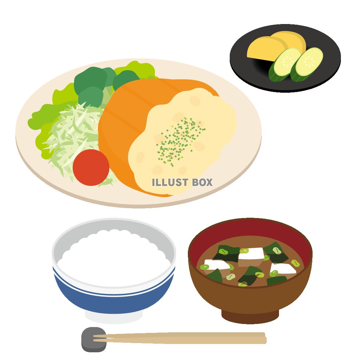 焼肉定食 イラスト素材4594153- フォトライブラリ