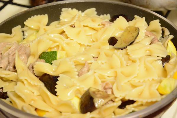 春の菜園風パスタ