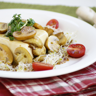 マッシュルームとツナのチーズクリームリゾットクラシル