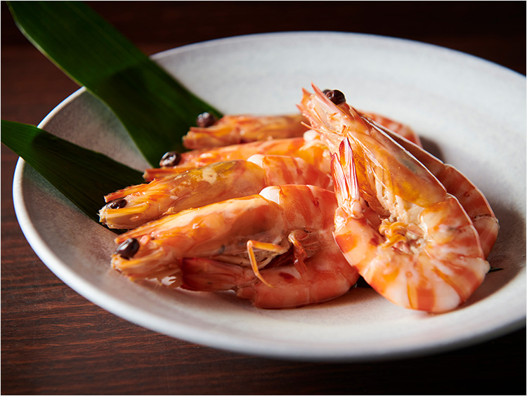 グリルで★有頭海老の黄金焼☆おつまみ