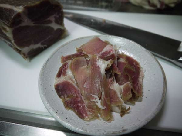 レンジで作る生ハムジャーマンポテト