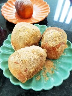 コストコ！ディナーロールで♪揚げないきなこパン レシピ・作り方 by りんごの台所 - 楽天レシピ