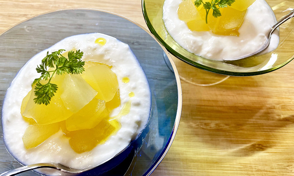 フライパン焼きりんご