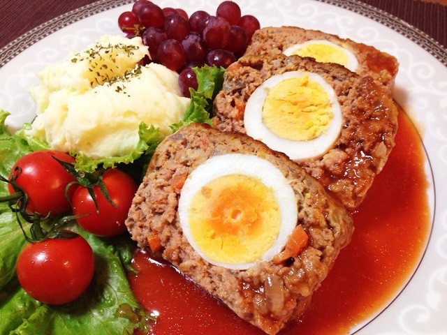 ノンフライのスコッチエッグ オーブン焼