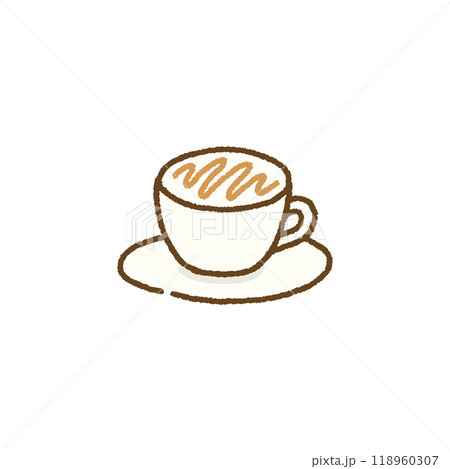 ラテアート１：イラスト無料