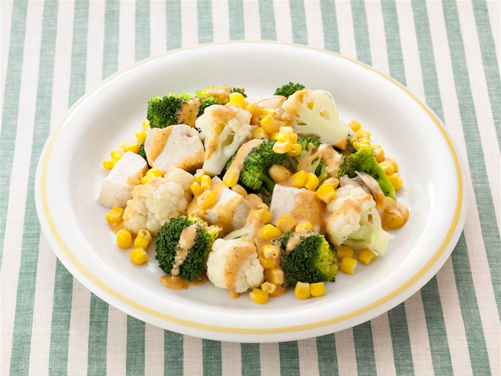 な花と卵のサラダ２種博多な花おいしい菜博多野菜ふくれんおすすめレシピ消費者のみなさまへJA全農ふくれん全国農業協同組合連合会福岡県本部