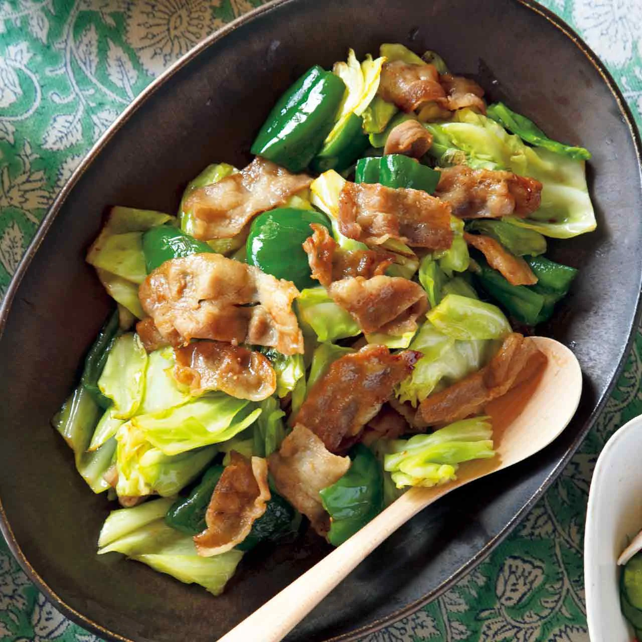 豚バラキャベツ蒸し : ツジメシ。プロダクトデザイナー、ときどき料理人