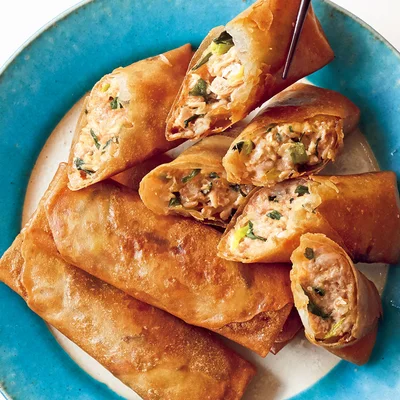 プリプリ食感 牡蠣の春巻き