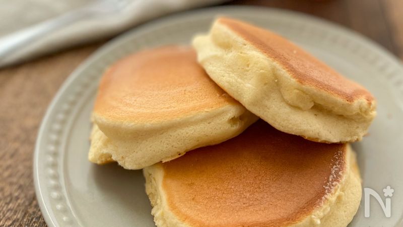 ベーキングパウダーなし！りんごのカップケーキ