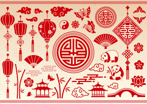 竹の中華風フレームシルエット イラストの無料ダウンロードサイト「シルエットAC」