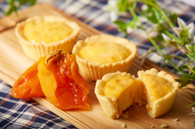 柿ジャムタルト風