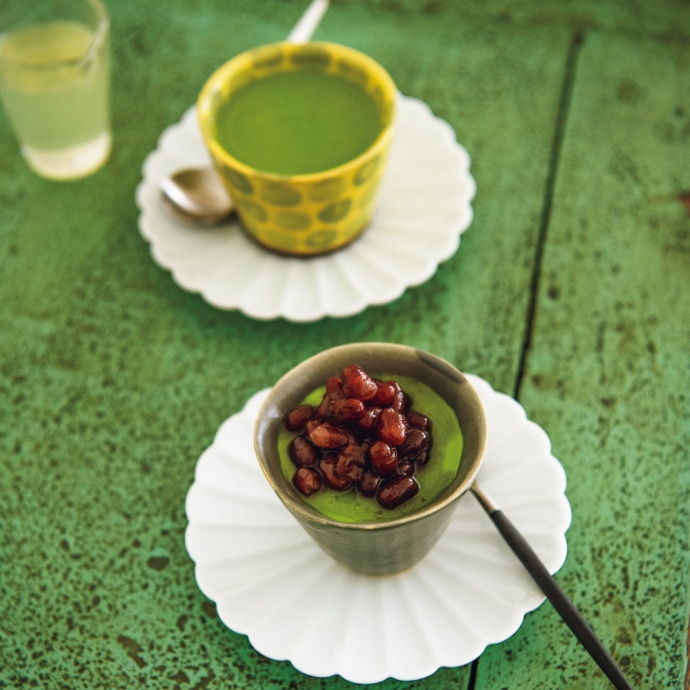 生クリーム不使用!ほろ苦抹茶プリンタルト