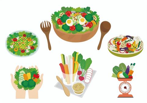 ゆんフリー写真素材集 : No. 12549 サラダ日本東京