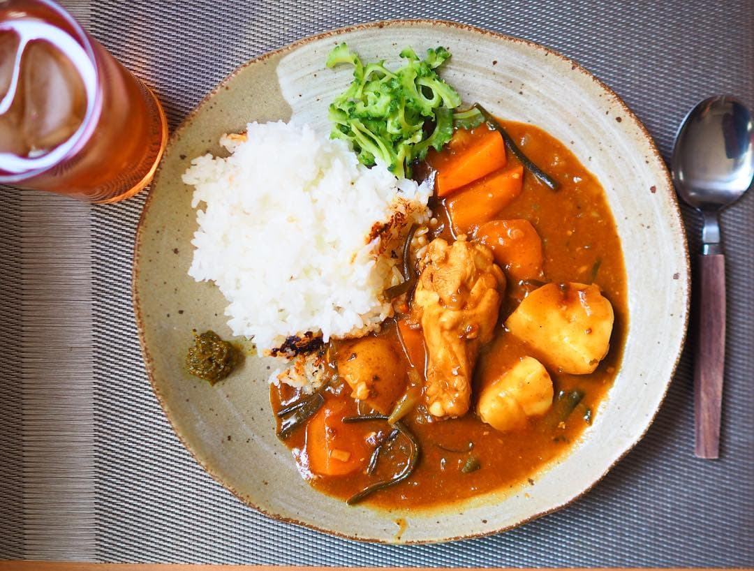 かわいい～！カレーの盛り付け方