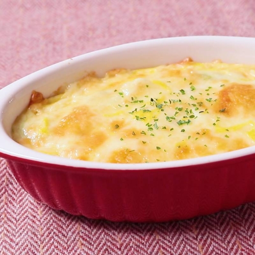 レンジで簡単！ヘルシーふわふわ蒸し卵豆腐