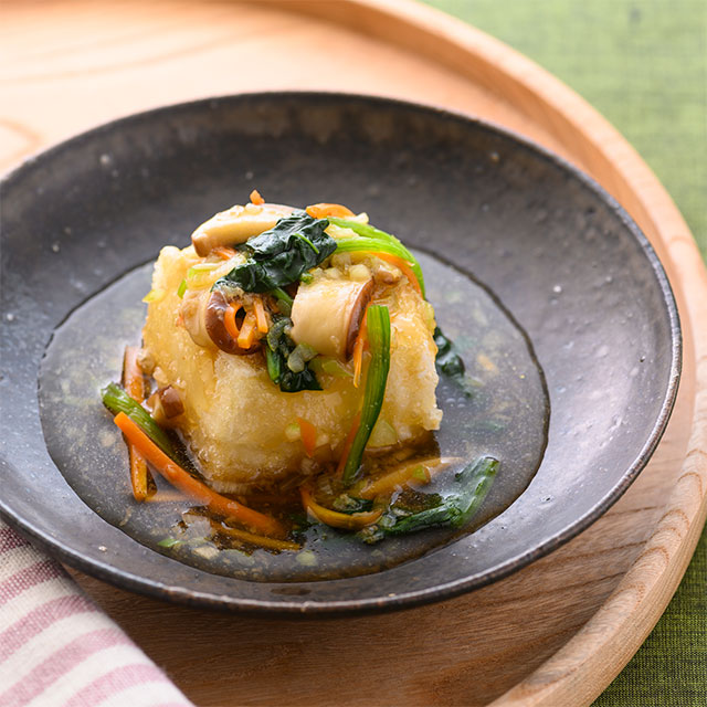 わずか5分で完成！箸がとまらない「あんかけ焼き豆腐」