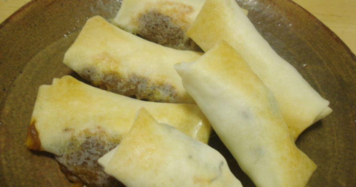 エビとはんぺんの春巻き