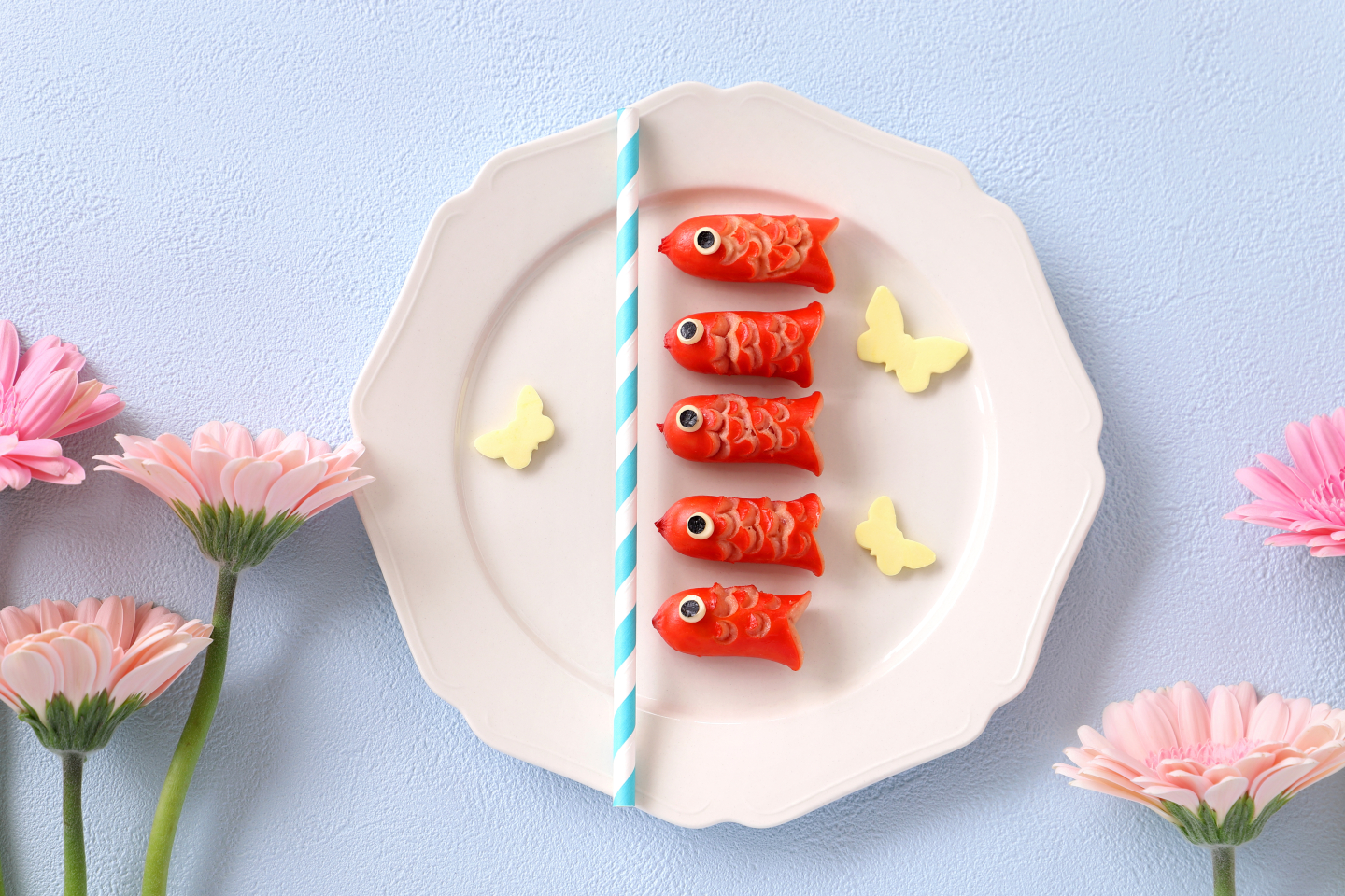 ♫♬子供の日★ウインナーこいのぼり♫♬