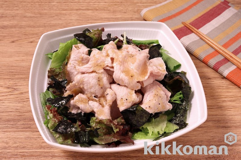 豚肉の冷しゃぶ～ルッコラ添え