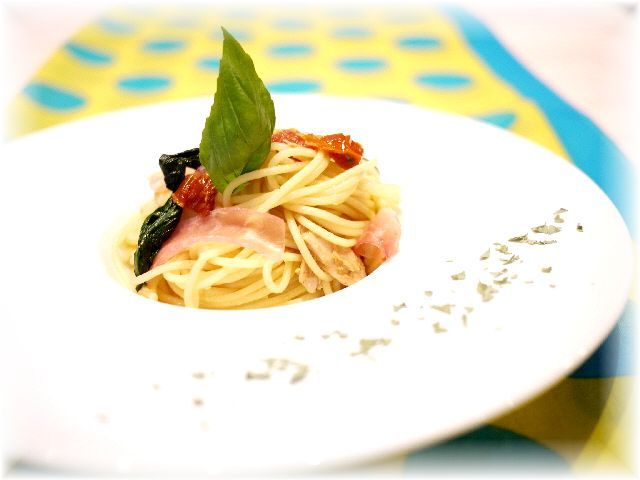 誰でも簡単・器具準備不要 パスタの盛り付け方 大皿・大人数用 おしゃれに 食べたい分だけさぼてんさんの生活手帳 盛り付け ・飾り切りは誰でもできる無料の贅沢