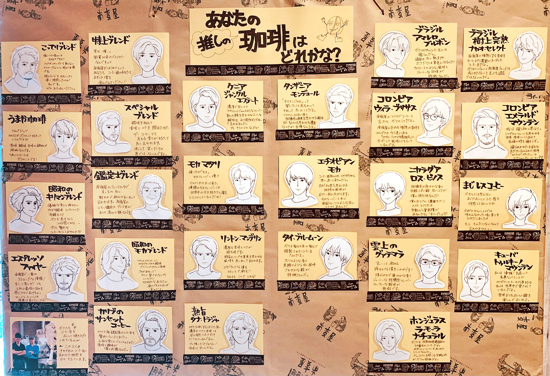 和歌山・ダートコーヒーが擬人化コーヒー豆をリリース！ - サードニュース