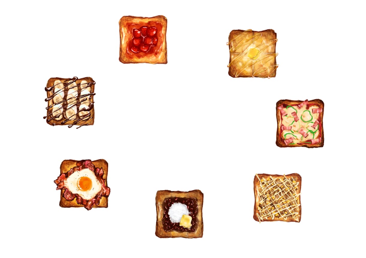 シンガポールの食べ物おしゃれ手書きイラスト素材セット イラスト素材7385993- フォトライブラリ