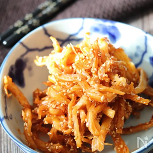 超時短！1分おつまみ ヤンニョムさきいかが簡単なのに絶品すぎた！晩酌飯レシピ