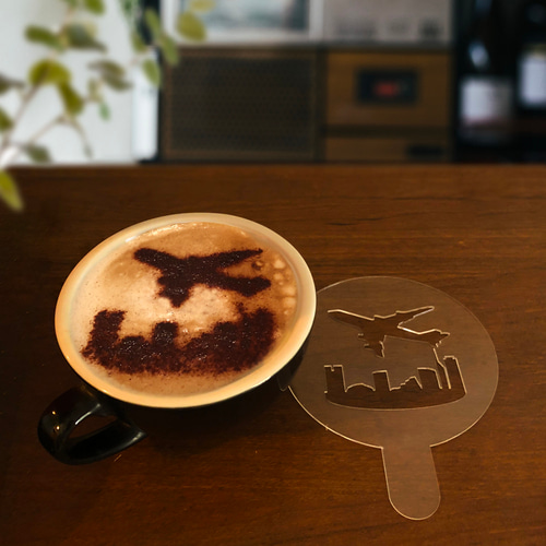 Amazon.co.jp: ラテアート テンプレート コーヒーアート ステンシルシート デコレーション ケーキ お菓子 ネコデザイン 5枚セット :ホーム＆キッチン