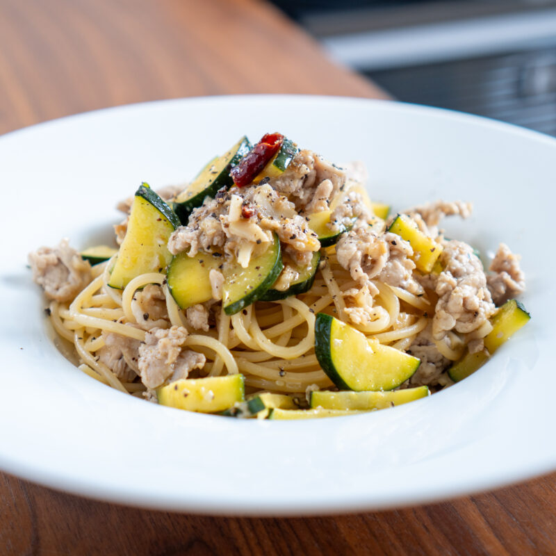 和風シーフードパスタ