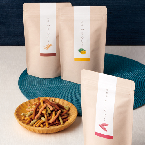 和菓子 パッケージチャック袋とプリンタラベルでオリジナルパッケージ チャック袋net