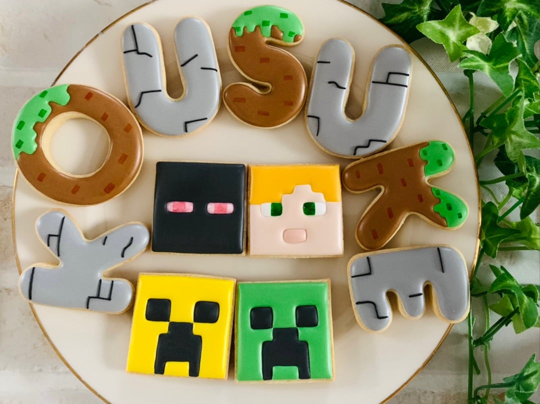 アイシングクッキーでマイクラやっちゃう！？静岡市駿河区アイシングクッキー教室Re:I リアイ