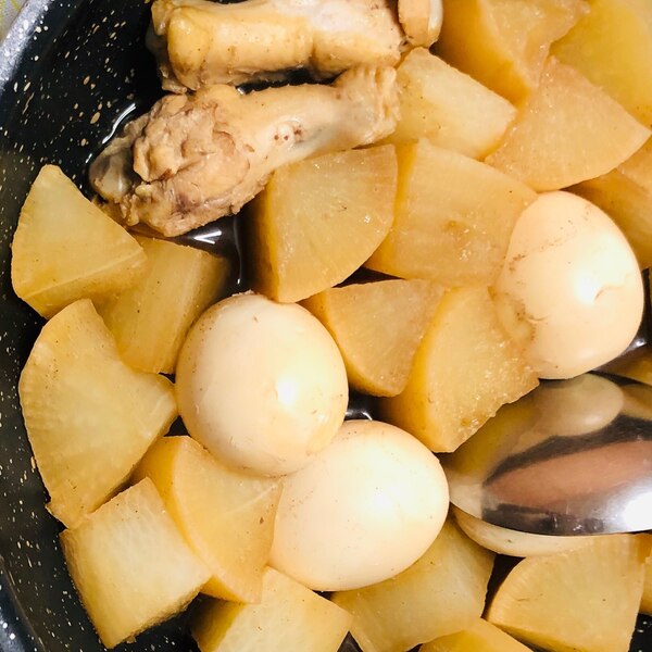 レンジで簡単！大根のおかず レンチンでホクホク味染み！大根と豚バラ肉の煮物 レシピ・作り方Tasty