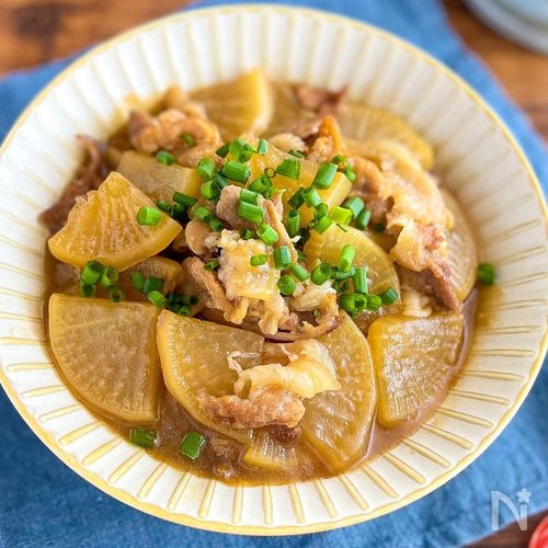 速攻！味しみ☆豚バラ大根の甘辛煮込みの作り方