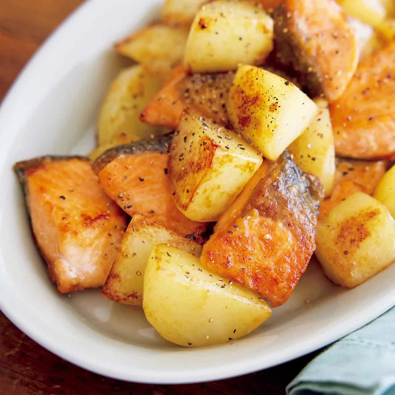 鮭とじゃがいものみそマヨ こくうま♡子どもも好きな味