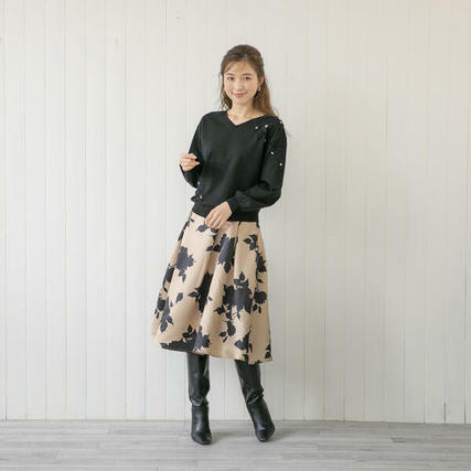 持ってて安心！５つ星ホテルのランチビュッフェでの服装。甘派きれいめママコーデ♡