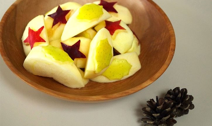 りんごの綺麗色をキープする、変色を防ぐ方法とは