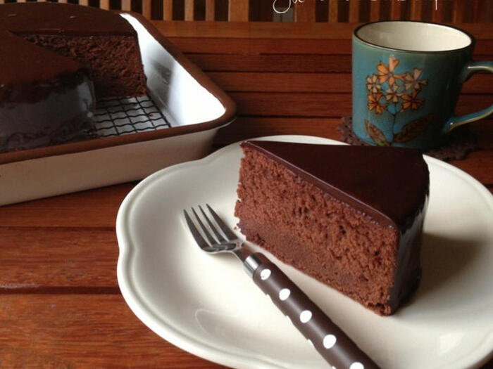 ブランデー香る大人のチョコレートパウンドケーキ