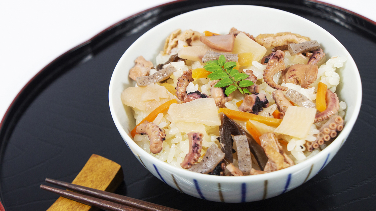 いか飯」はイカの中にご飯を入れた料理。では、瀬戸内海沿岸で食べられる「たこ飯」はどんな料理？ご当地情報局