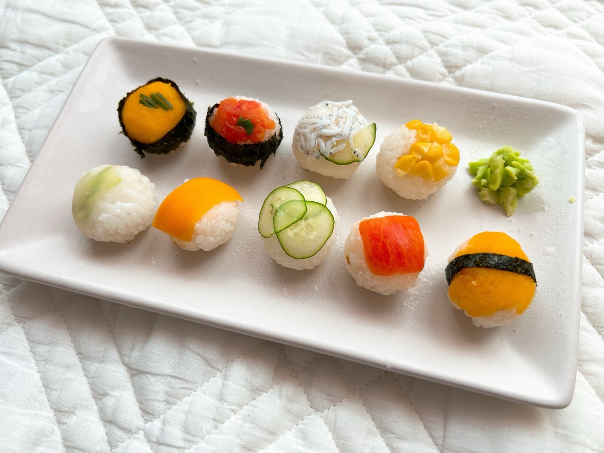 離乳食 １歳の誕生日に！お野菜離乳食寿司 目安：１２〜１８ヶ月 完了期・パクパク期- もぐもぐ親子ごはん