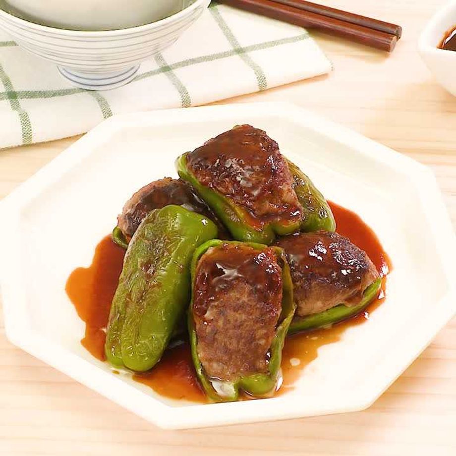 ピーマンの肉詰め レンジメートプロ