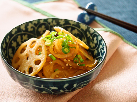 れんこんのマヨじょうゆ炒め