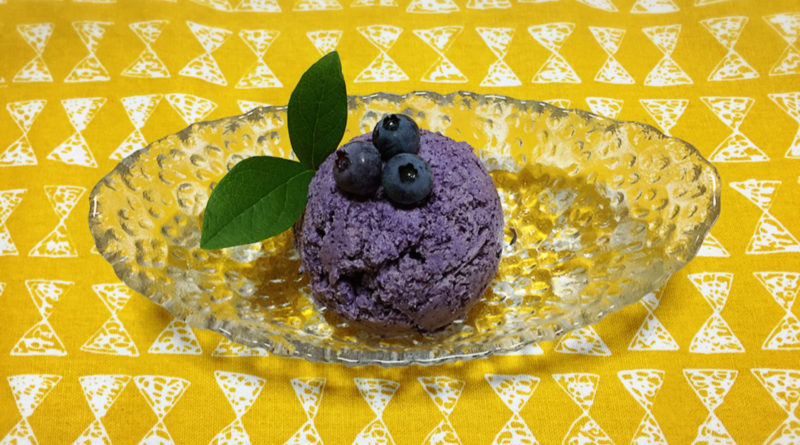 ブルーベリープロテインアイス