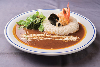 夏野菜のキーマカレ