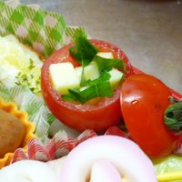 ミニトマトのハムカップ焼きヤオコーレシピ by Cooking Support