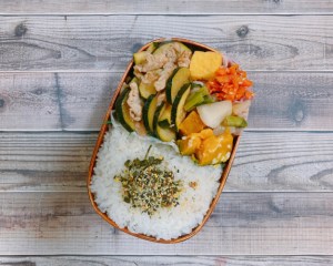 豚ニラ玉のオイスターソース炒め弁当 お弁当日記林原商店・林原りか 公式ブログ