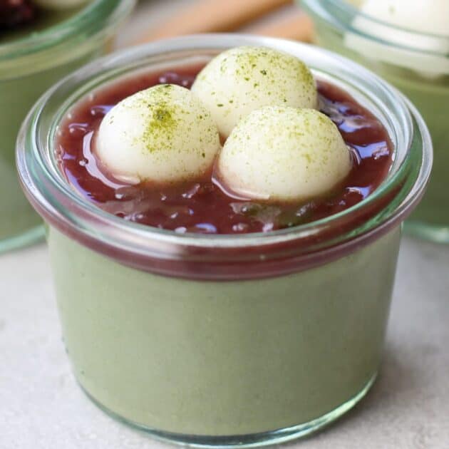 簡単5分で作れる濃厚抹茶プリン