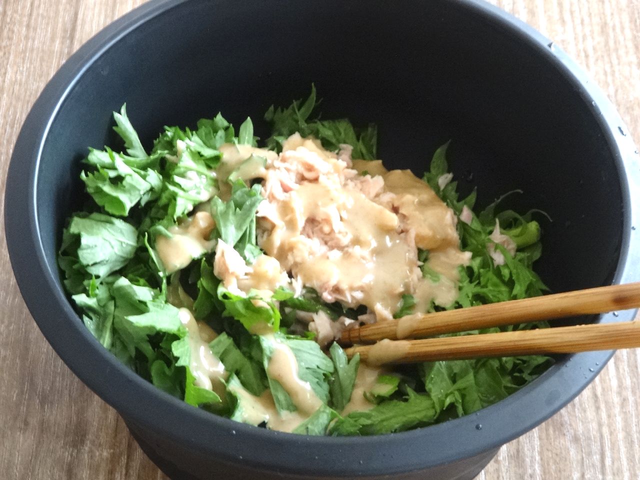 簡単！わさび菜のツナ炒めクラシル