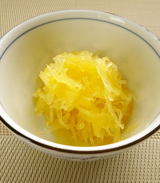 糸うりのめんつゆ漬け