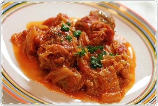 和風ハンバーグ煮込み